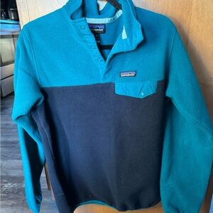 Fleece button up - Navy/Blue - Like new